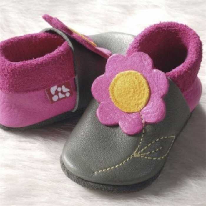 Graines de vie Chaussons en cuir Jasmin 22 23 Pololo