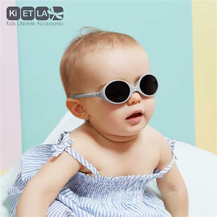 Graines de vie  Lunette de soleil bébé - Diabola 0-18 mois gris souris