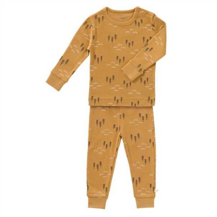 Graines de vie Pyjama 2 pi ces Woods Ocre 4 ans